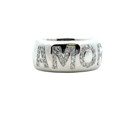 14k White Gold approx. 2ctw Diamond "Amore" Band Ring - Image 11