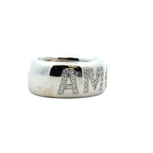 14k White Gold approx. 2ctw Diamond "Amore" Band Ring - Image 5