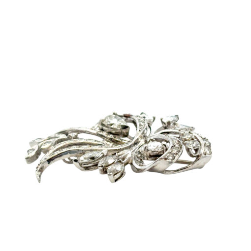 7.0ctw Diamond Pin Brooch