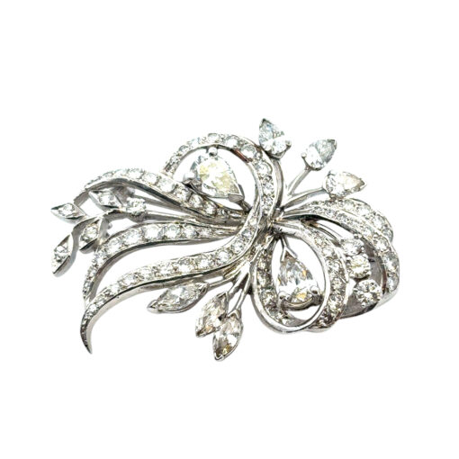 7.0ctw Diamond Pin Brooch