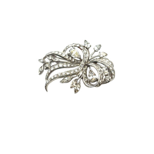 7.0ctw Diamond Pin Brooch
