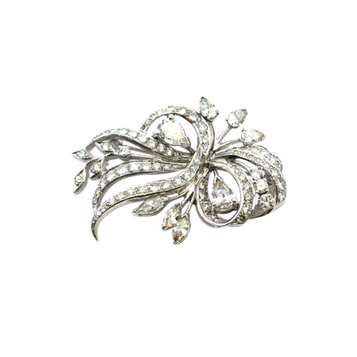 7.0ctw Diamond Pin Brooch