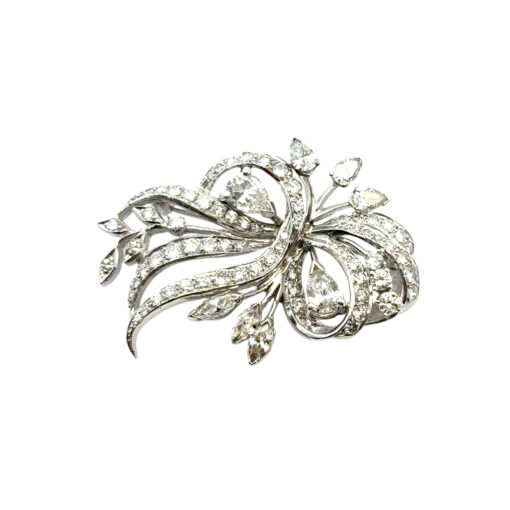 7.0ctw Diamond Pin Brooch