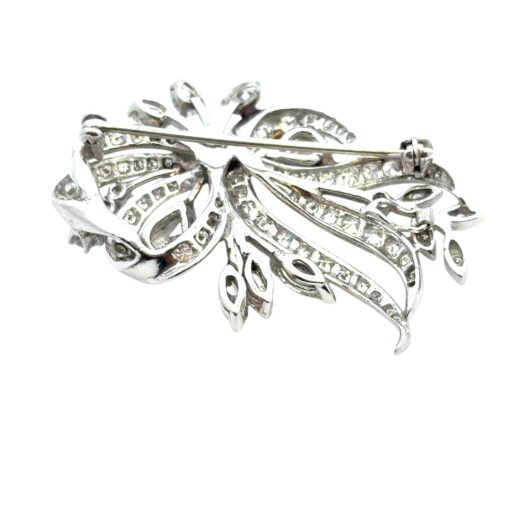 7.0ctw Diamond Pin Brooch