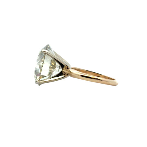 14k Yellow Gold Solitaire Ring Set with a 15.30ct Round Brilliant Diamond - Image 10