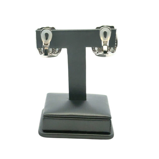 Platinum 7.90ctw Natural Baguette and Round Diamond Earrings - Image 5
