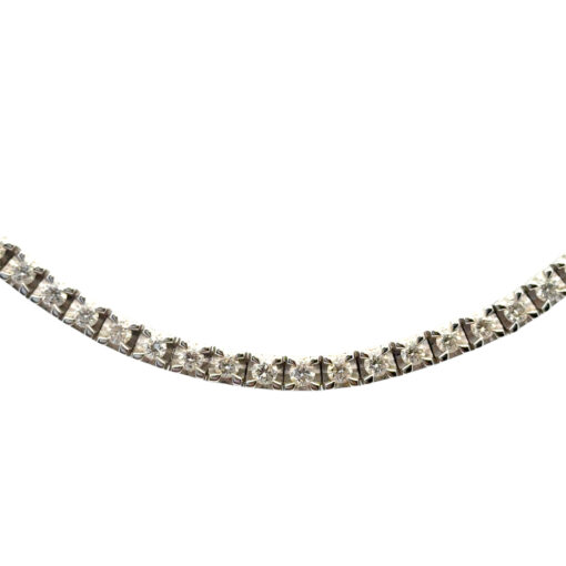 18k White Gold 0.50ctw Diamond Necklace - Image 3
