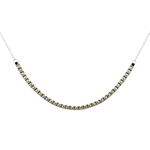 18k White Gold 0.50ctw Diamond Necklace - Image 4