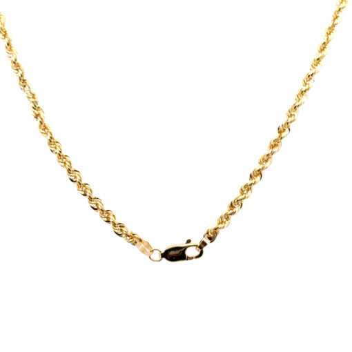 Yellow Gold Rope Necklace