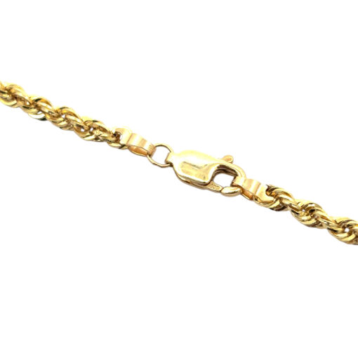 Yellow Gold Rope Necklace