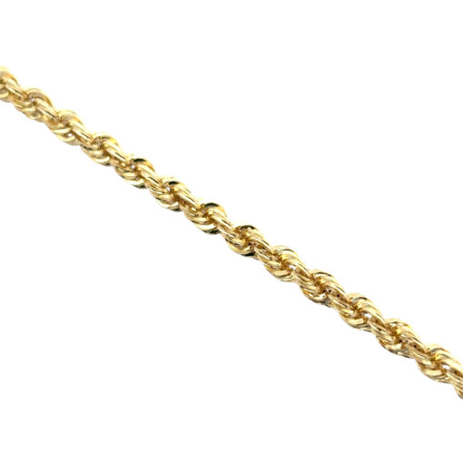 Yellow Gold Rope Necklace