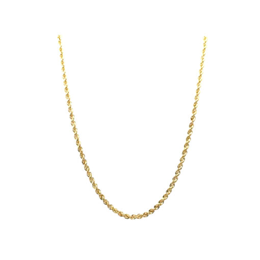 Yellow Gold Rope Necklace