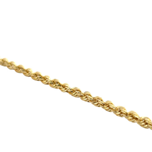 Yellow Gold Rope Necklace