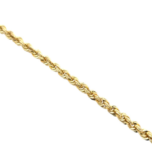 Yellow Gold Rope Necklace