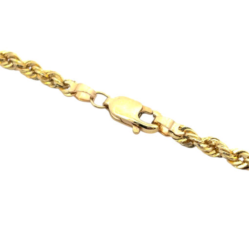 Yellow Gold Rope Necklace