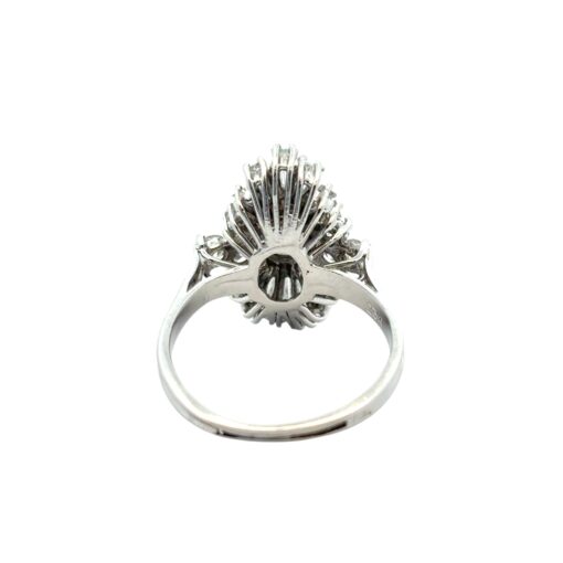 14k White Gold 1ct Blue Irradiated Diamond Solitaire Ring - Image 11