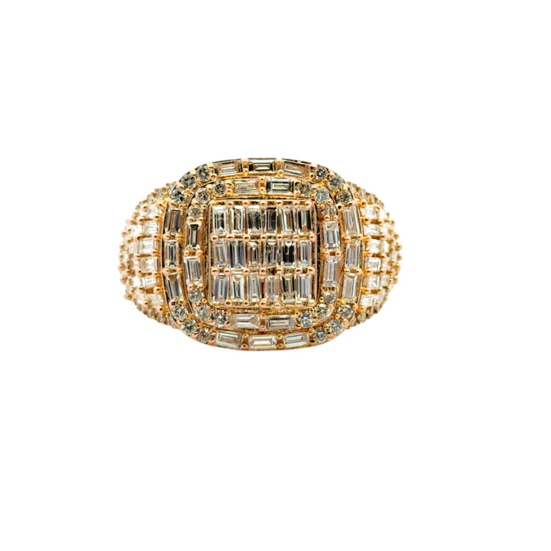 Baguette Diamond Men's Ring