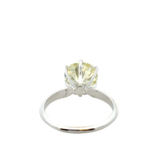 14k White Gold 2.9ct Diamond Engagement Ring - Image 12