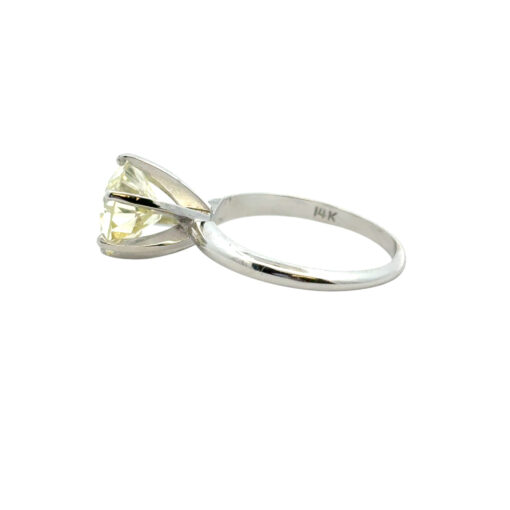 14k White Gold 2.9ct Diamond Engagement Ring - Image 13