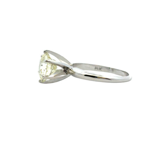 14k White Gold 2.9ct Diamond Engagement Ring - Image 8