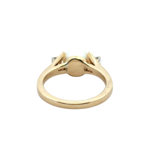 Vintage Pearl Diamond Ring