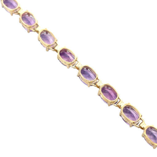 Vintage Purple Gemstone Bracelet