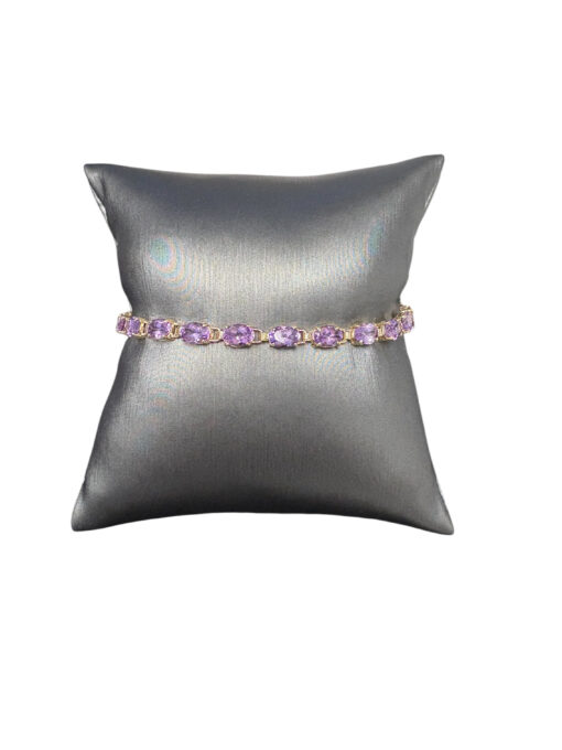 Vintage Purple Gemstone Bracelet