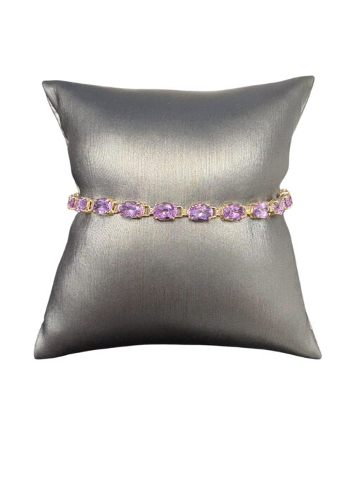 Vintage Purple Gemstone Bracelet