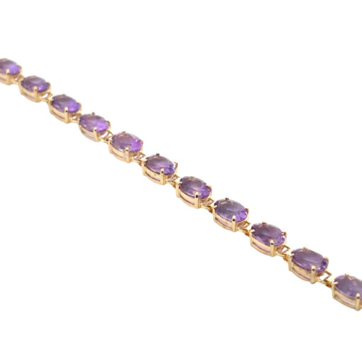 Vintage Purple Gemstone Bracelet