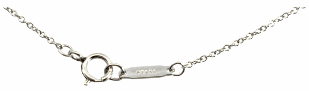 Platinum Diamond Petals Key Necklace by Tiffany & Co.