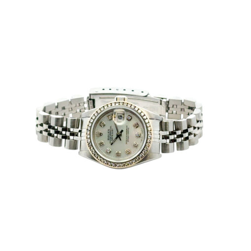 Rolex 79160 Datejust 26mm Aftermarket Mother of Pearl Diamond Dial and Bezel Watch - Image 14