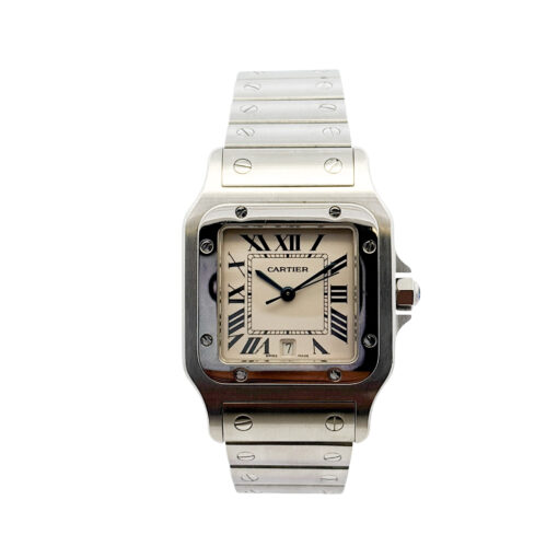 Cartier Santos Galbee 1564 Stainless Steel White Dial 29mm Watch - Image 5