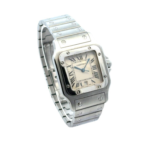 Cartier Santos Galbee 1564 Stainless Steel White Dial 29mm Watch - Image 6