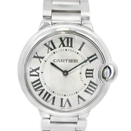 Cartier Ballon Bleu 4373 Stainless Steel 33mm Silver Dial Watch