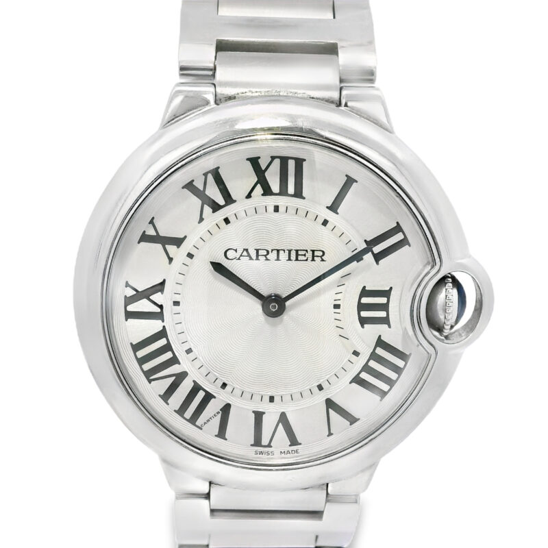 Cartier Ballon Bleu 4373 Stainless Steel 33mm Silver Dial Watch