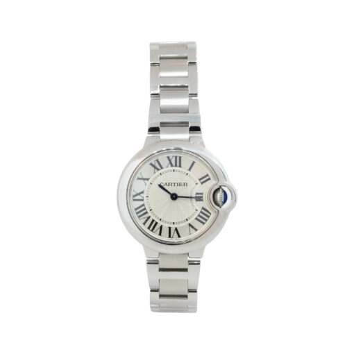 Cartier Ballon Bleu 4373 Stainless Steel 33mm Silver Dial Watch