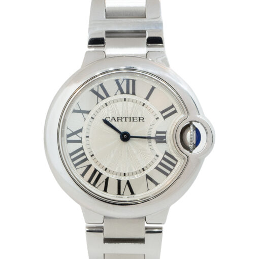 Cartier Ballon Bleu 4373 Stainless Steel 33mm Silver Dial Watch
