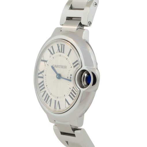 Cartier Ballon Bleu 4373 Stainless Steel 33mm Silver Dial Watch